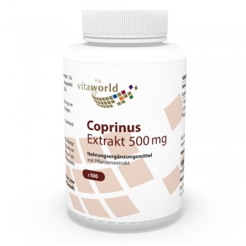 Coprinus Extrakt 500mg 100 Kapseln
