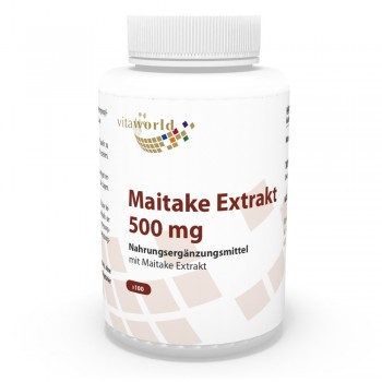 3er Pack Maitake Extrakt 500mg 3 x 100 Kapseln Vegetarisch/Vegan