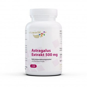 Astragalus Extrakt Tragant Wurzel 500 mg 120 Kapseln Vegan/Vegetarisch