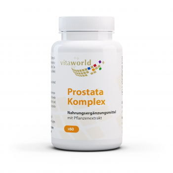 Prostata Komplex mit Sägepalme, Granatapfel, Lycopene und Beta-Sitosterol 60 Kapseln Vegan/Vegetarsich