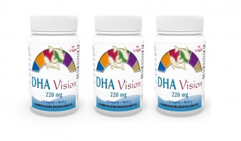 Pack de 3 DHA Vision 220 mg 3 x 120 Capsules