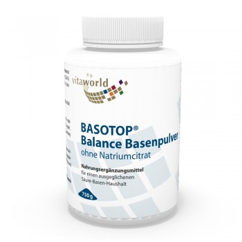 Basotop Balance Basenpulver natriumfrei Vegan 750g