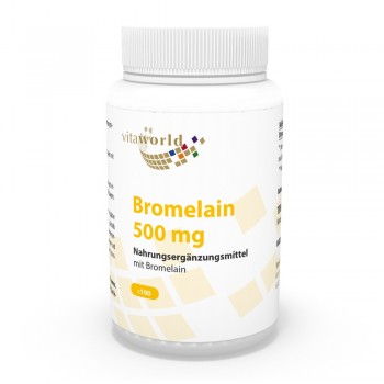 Bromelina 500 mg 100 Cápsulas
