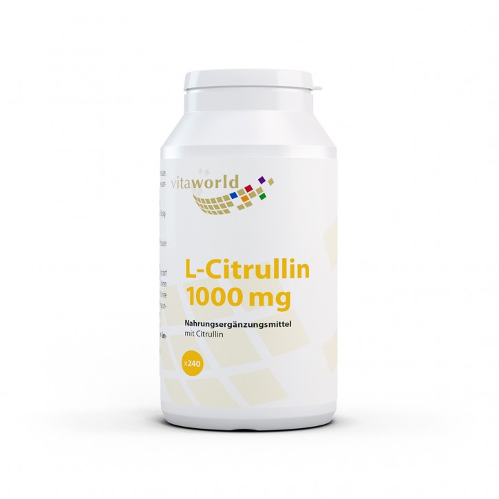 L-Citrullin 1000 mg Hochdosiert 240 Tabletten Vegetarisch
