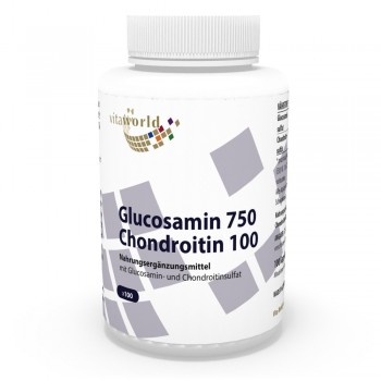 Glucosamina 750mg, Condroitina 100mg 100 Capsule