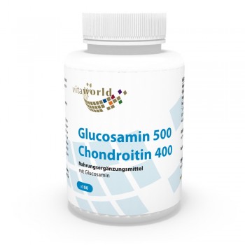 Glucosamina 500 + Condroitina 400 100 Cápsulas