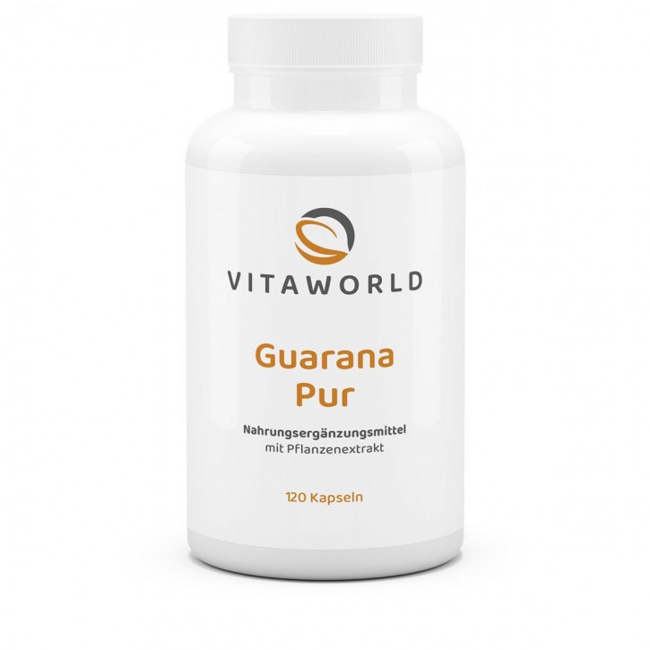 Guarana Pure 500 mg 120 Capsules