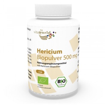 Hericium Bio polvere 500mg 120 Capsule