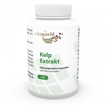 Kelp extract with plant substances 500mg 120 Capsules Vegetarian/Vegan