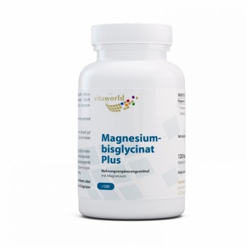 Bisglicinato de Magnesio Plus 120 Cápsulas Vegetariana/Vegana