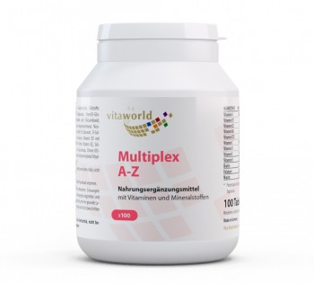 Multivitamin A-Z 100 Tablets (24 vital nutrients from A to Z)