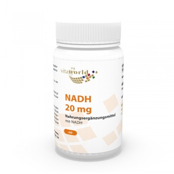 NADH 20 mg 60 Cápsulas Vegetariana/Vegana
