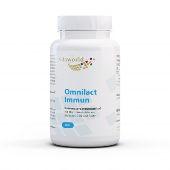 Omnilact Immun 60 Capsules Vegan / Végétarien Lactobacillus - Bifidobacterium