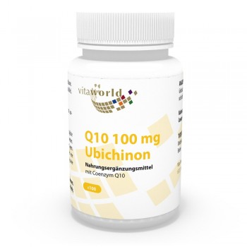 Coenzym Q10 100 mg Ubichinon 100 Kapseln VEGAN/VEGETARISCH