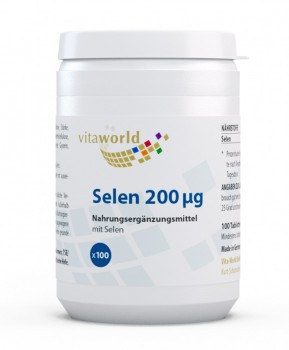 Selenium 200µg 100 Tablets VEGAN / VEGETARIAN