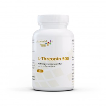 L-Threonine 500mg 120 capsules Vegan/Vegetarian