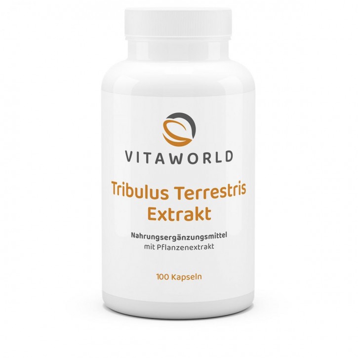 Tribulus Terrestris Extrakt 500 mg 100 Kapseln Vegan/Vegetarisch