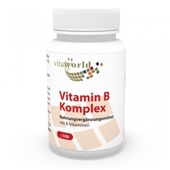 Complesso di Vitamina B 100 Capsule Vegano/Vegetariano