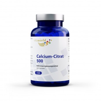 Calciumcitrat 500mg 120 Kapseln Calcium Citrat