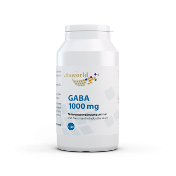 GABA 1000mg 120 Tablets (gamma-Aminobutyric acid)