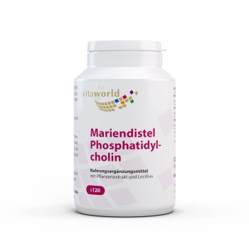 Chardon-Marie Phosphatidylcholine DOSAGE ÉLEVÉ avec 800 mg de Silymarine 120 Capsules Vegan / Végétarien