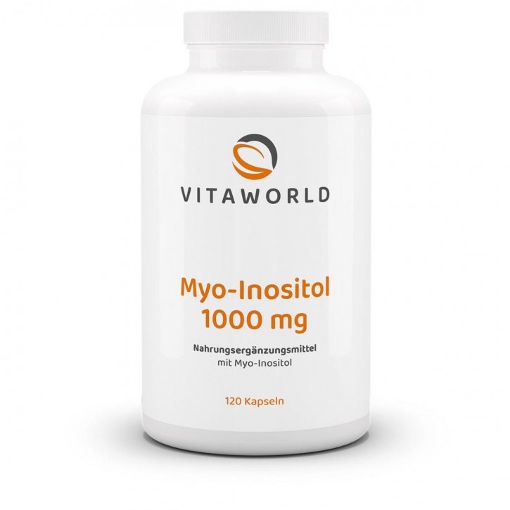 Myo-Inositol 1000 mg 120 Kapseln Hoch Dosiert Vegetarisch/Vegan
