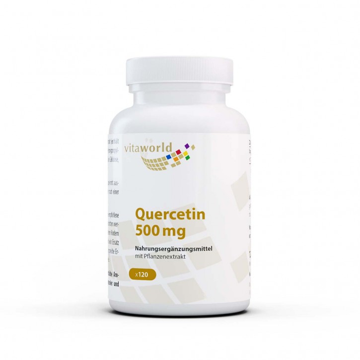 Quercetin 500 mg 120 Capsules Vegan 100% Natural, High Dosage