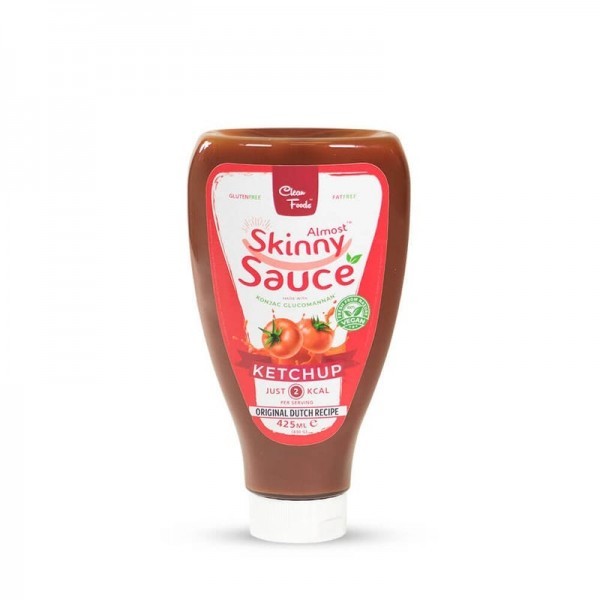 CleanFoods Sauce Ketchup 425 ml l nur 49 Kalorien pro 100g l Vegan