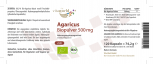 Agaricus Biopulver 500 mg 120 Kapseln Vegan/Vegetarisch
