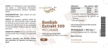 Discount 6+1 Baobab Extract 500 with Calcium and Folic Acid 7 x 90 Capsules Vegan/Vegetarian
