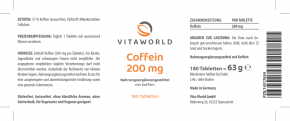Remise Naturelle 6 + 1 Caféine 200 mg 7 x 180 Comprimés