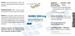 GABA (Acide gamma-aminobutyrique) 500 mg 120 Capsules