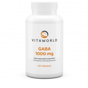 Discount 6+1 GABA 1000mg 7 x 120 Tablets (gamma-Aminobutyric acid)