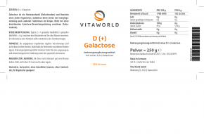Remise Naturelle 6 + 1 D (+) Galactose 7 x 250 g