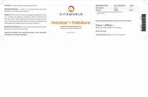 Naturalrabatt 6+1 Inositol + Folsäure 800 mcg 7 x 200 g Pulver Vegetarisch/Vegan