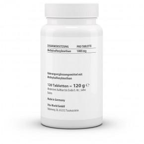 Naturalrabatt 6+1 MSM 1000 mg 7 x 120 Tabletten Hoch Dosiert Vegetarisch/Vegan