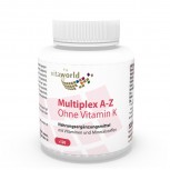 Naturalrabatt 6+1 Multiplex Multivitamin A-Z ohne Vitamin K 7 x 120 Kapseln Vegetarisch/Vegan