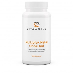 Discount 6+1 Multiplex Natal without Iodine 7 x 120 Capsules Vegetarian/Vegan