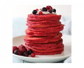 CleanFoods Pancake Red Velvet  425g l Pfannkuchen Konjak l 45 Kalorien / 100gr l  Zuckerfrei und Fettfrei