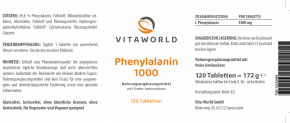 Naturalrabatt 6+1 Phenylalanin 1000 mg HOCHDOSIERT 7 x 120 Tabletten Vegan/Vegetarisch