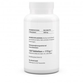 Naturalrabatt 6+1 Phenylalanin 1000 mg HOCHDOSIERT 7 x 120 Tabletten Vegan/Vegetarisch
