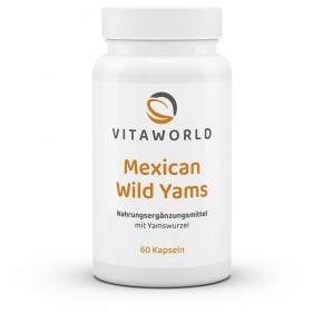Naturalrabatt 6+1 Mexican Wild Yams 500 mg mit Yamswurzel 7 x 60 Kapseln Vegan/Vegetarisch