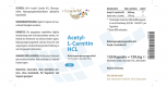 Acetyl-L-Carnitin HCL 1000mg pro Kapsel 120 Kapseln hohe Bioverfügbarkeit Vegan/Vegetarisch
