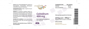 Calostro 400 mg 60 Cápsulas